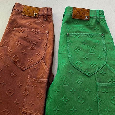 louis vuitton green jeans|Louis Vuitton denim men.